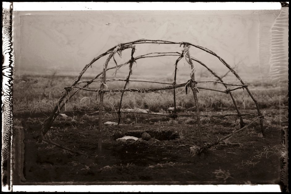 "Sweat Lodge", Sacred Mine of Pipestone Quarry, Minnesota