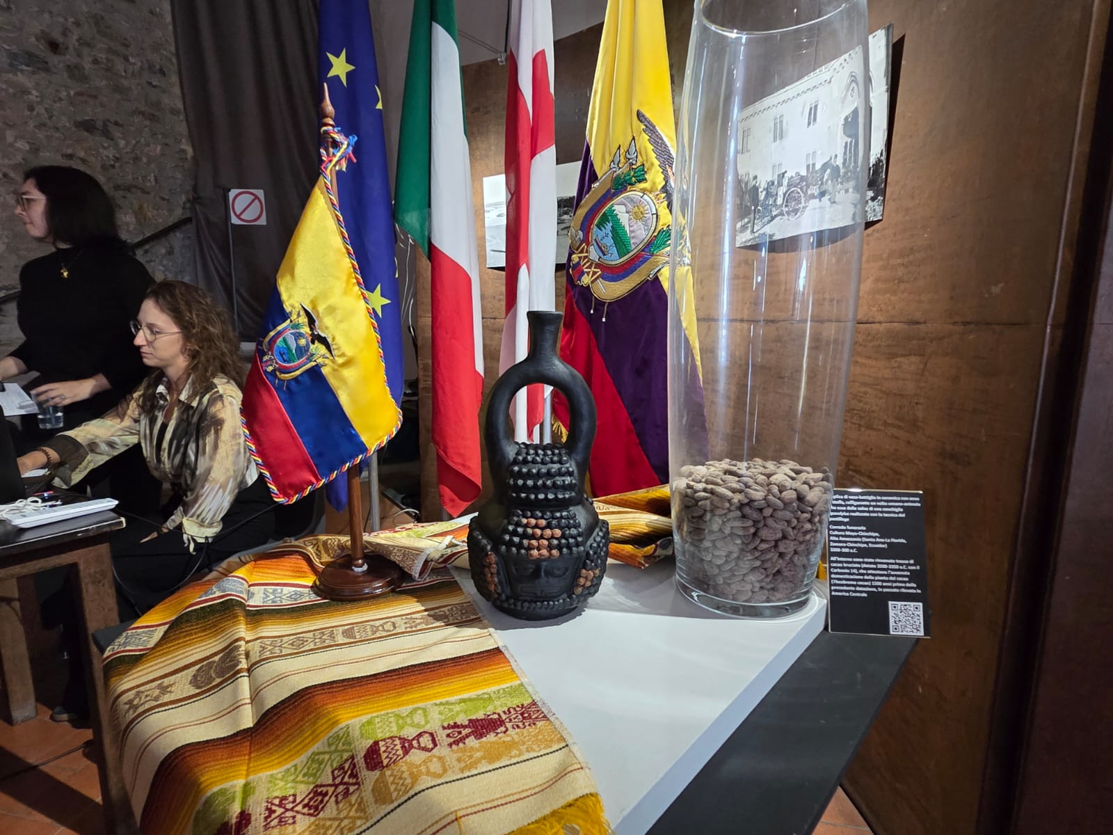 Donata a Castello D’Albertis Museo la replica della vasija Mayo-Chinchipe